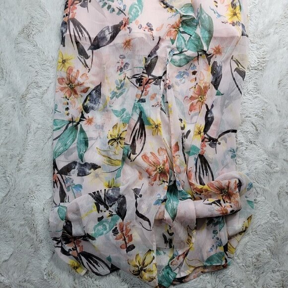 Bcbgeneration Aloha Floral Maxi Dress Pink NWT Size S - Picture 5 of 13